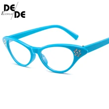 Классический глаз кошки ретро очки оправа алмазные шипованные cincunx Рецептурные очки солнцезащитные очки для женщин