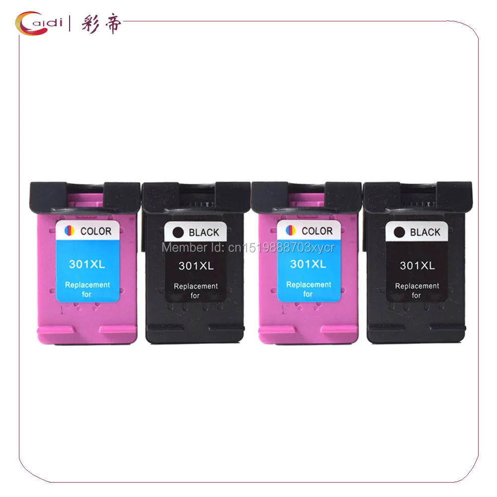 4 упак. совместимый для hp 301 XL картриджей 2510 3510 D1010 1510 2540 4500 1050 2050 s 3050 2150 3150 принтер |