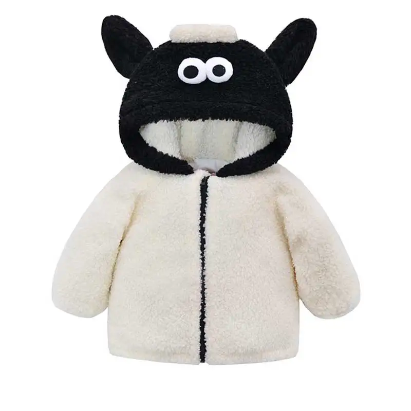 12M 3T Baby Girl Clothes Lamb shape Casual Hooded Jacket Coats Autumn