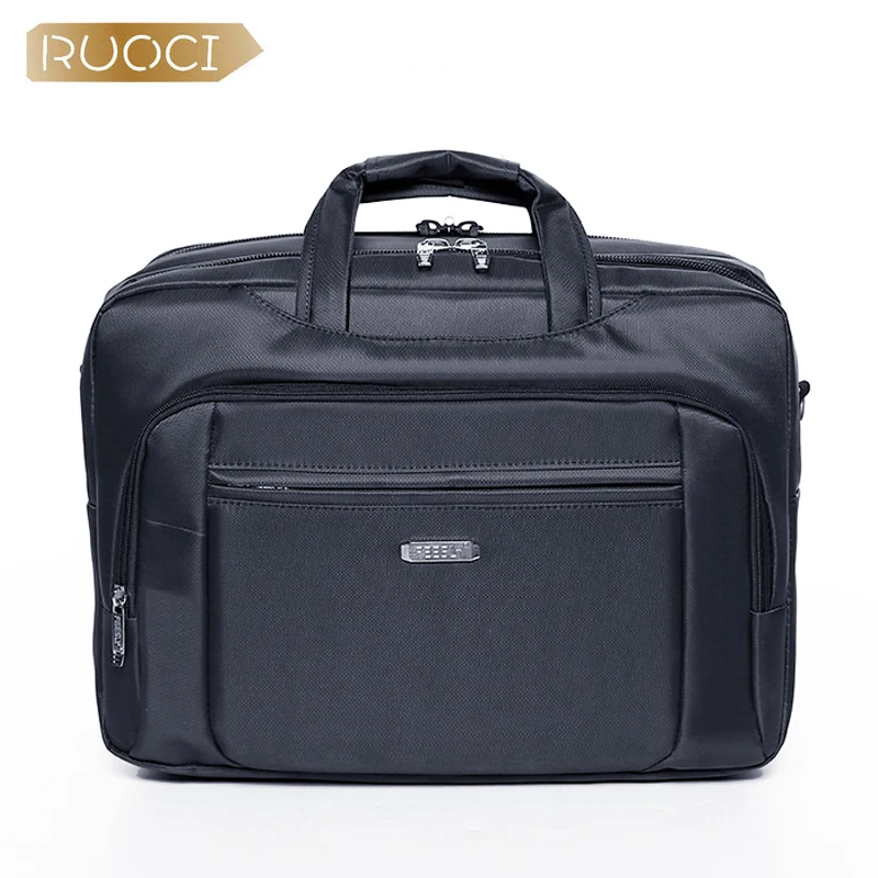 

RUOCI High Grade Polyester Men Briefcases Large Business Messenger Bag Men Office Handbag Men Casual Men Laptop Bags Sac A main