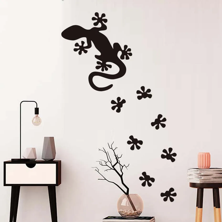 Reptile Paw Lizard Wall Sticker For Kids Rooms Decoration Pets Vinyl