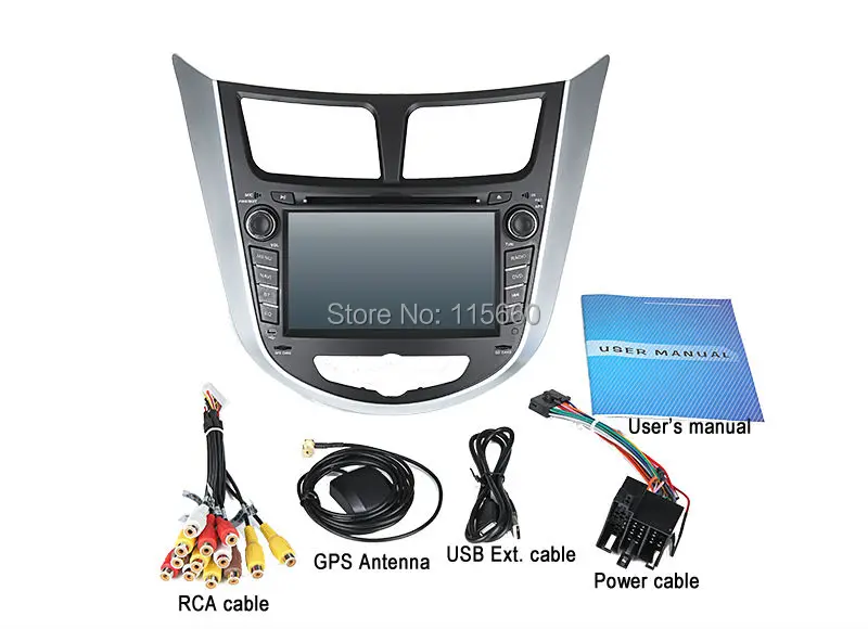 Автомобильный DVD навигатор RoadRision 2Din InDash для HYUNDAI Accent Verna Solaris 2011-с RDS gps Bluetooth IPOD авто радио карта