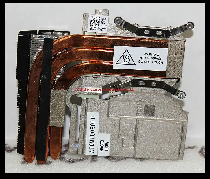 For DELL ALIENWARE M18X R2 left GTX675 GTX680M video GPU card cooling