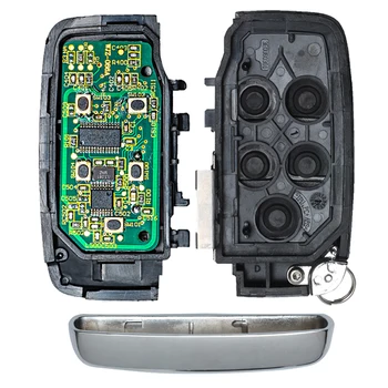 Keyforkess 315/ 433MHz FCC: KOBJTF10A 4 1 5 Pulsante Smart Chiave A Distanza Fob chiave per Land Rover LR2 LR4, per Range Rover Evoque /Sport - KEYECU 315 433MHz FCC KOBJTF10A 4 1 5 Pulsante Smart Chiave A Distanza Fob chiave