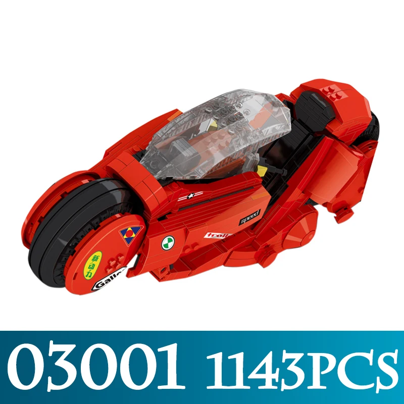 

03001 MOC City Series 1143Pcs Building Blocks Model The Citizen Akira Moto Set Compatible With Brand Toys For Children Gift