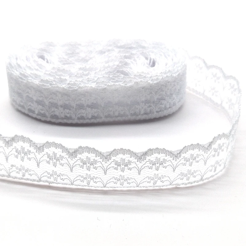 10 Yards 22MM Lace Ribbon Tape DIY Embroidered For Sewing Decoration African Fabric | lace ribbon,lace sewing supplies,lace sewing accessories,lace decoration,lace accessories,lace garment accessories