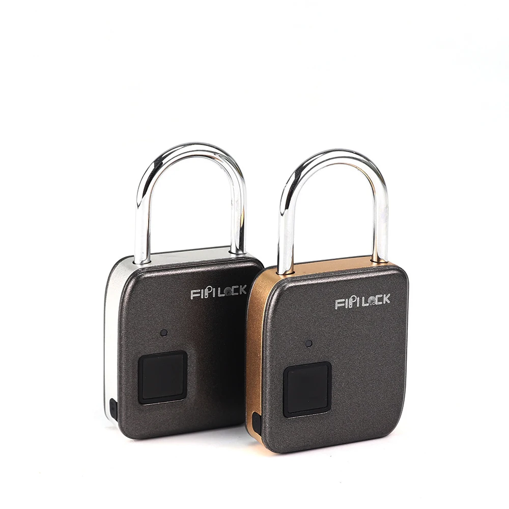 

Keyless Fingerprint Padlock Has IP65 Waterproof Small Portable Fingerpront Lock for Travel Backpack Luggage Wardrobe Door etc.