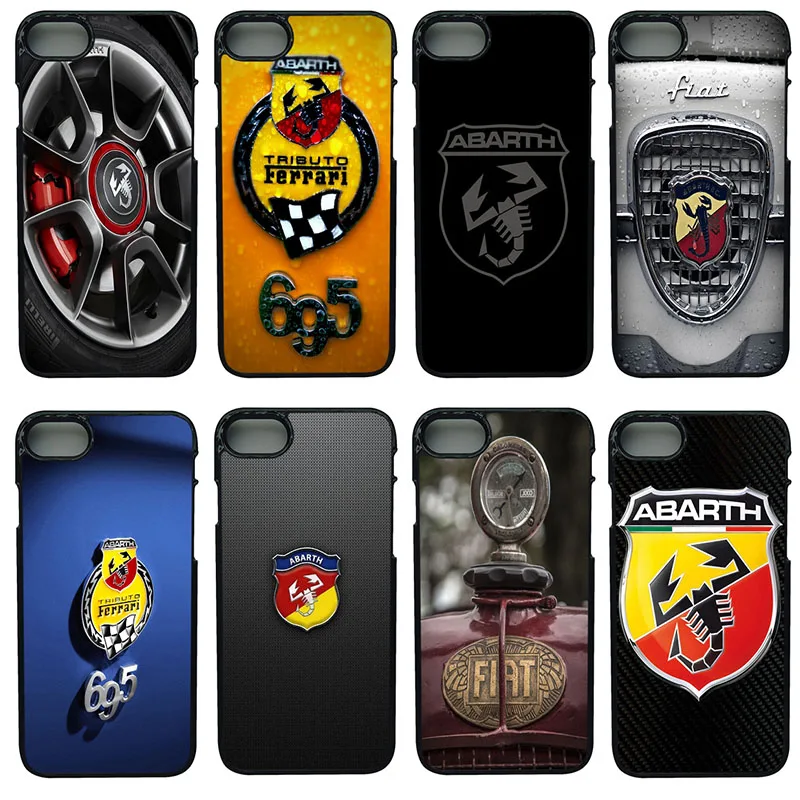 Fiat Abarth Logo Cell Phone Cases Hard Plastic Pattern Phone Shell Anti