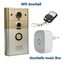 Freeship 720 P wi-fi беспроводной видеомонитор камеры широкоугольный motion detection alarm беспроводной дверной звонок для ios android телефон/таблетки