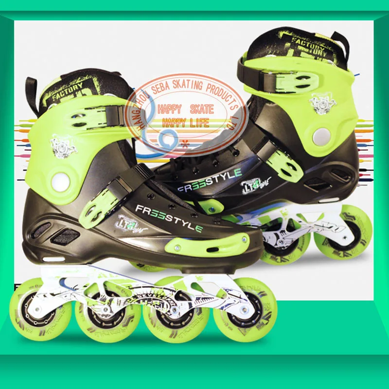 Japy Skate Фристайл FS Профессиональный Инлайн ролики для слалома взрослых роликовые коньки обуви скольжения бесплатно катание Patines Adulto