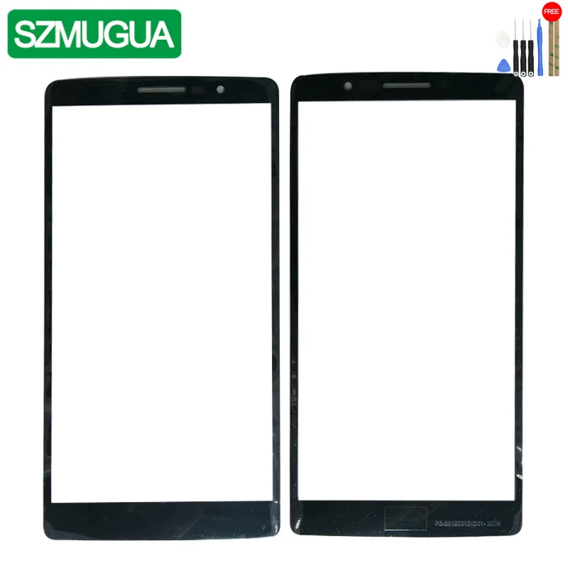 

SZMUGUA Top Replacement Outer Lens Glass Front Screen Panel For LG G4 Stylus LS770 H540 H631 Ms631 H635 Stylo Front Glass + Kits