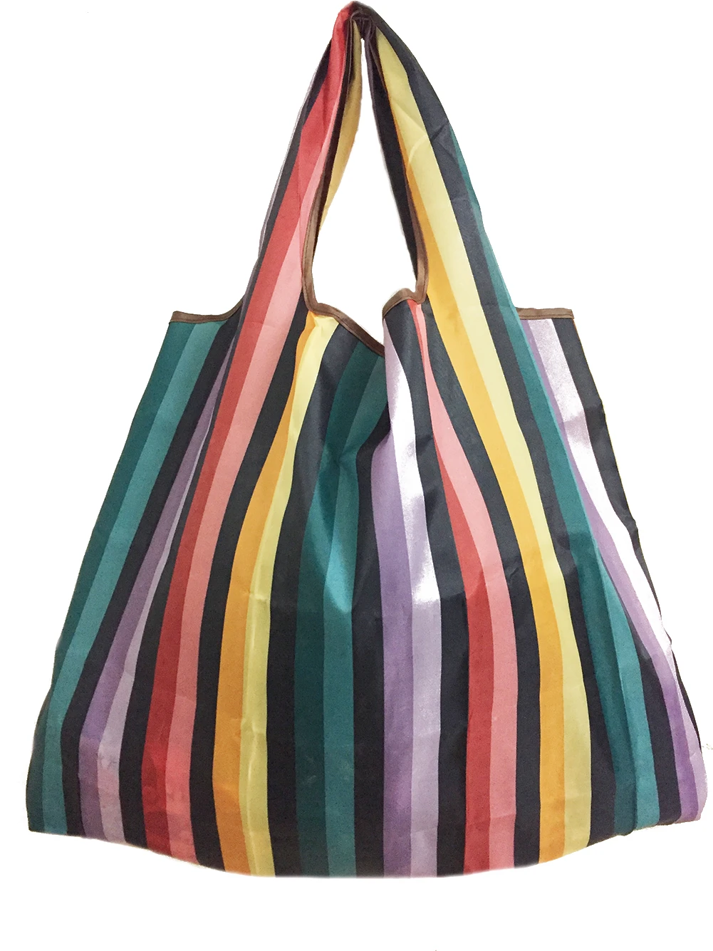 Хит, Высококачественная нейлоновая Складная многоразовая Большая вместительная сумка для покупок, унисекс, Повседневная переносная сумка для путешествий, сумка для хранения продуктов - Цвет: K