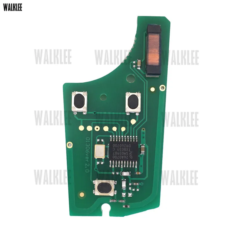 WALKLEE Remote Key suit for Opel/Vauxhall Astra H 2004   2009, <br />Zafira B 2005   2013, for Valeo 13.149.658 Keyless Entry System-in Car <br />Key from Automobiles 