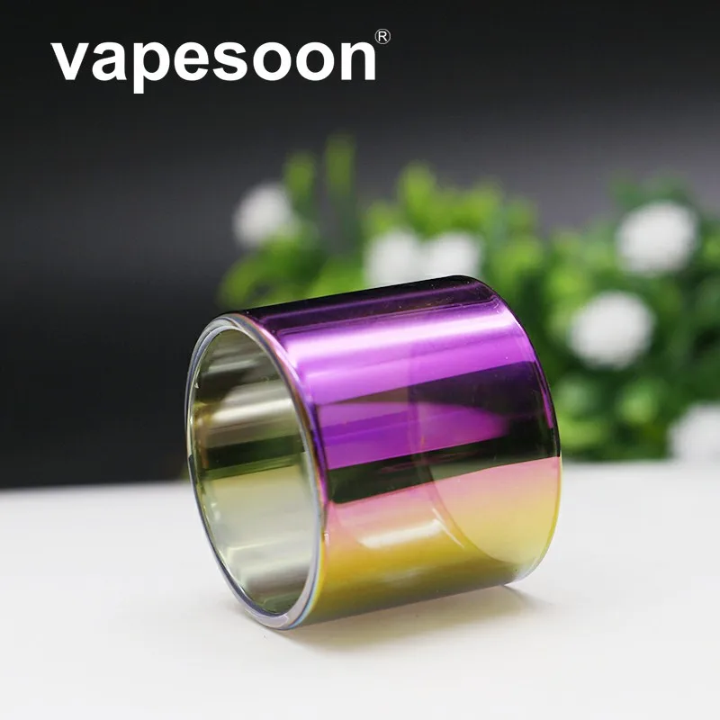 

100%VapeSoon Rainbow Glass Tube For TFV8 X-BABY X BABY 4ML Atomizer TANK