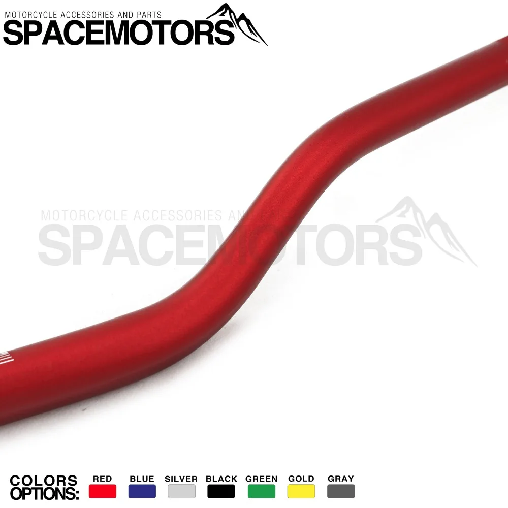 Красный алюминиевый Fatbar для Мотокросс Эндуро pitbike Street Motard Байк XR XR-L CR в crm CRF CR-L 50 80 125 230 250 400 600