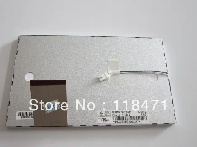 

GPS HSD070IDW1-E11 7.0 ' LCD Panel for HannStar 800(RGB)*480 (WVGA)