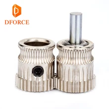 inner diameter 8 mm Drivegear kit dual drive gear extruder kit Cloned Btech upgrade for Prusa i3 3d printer Bowden Extruder
