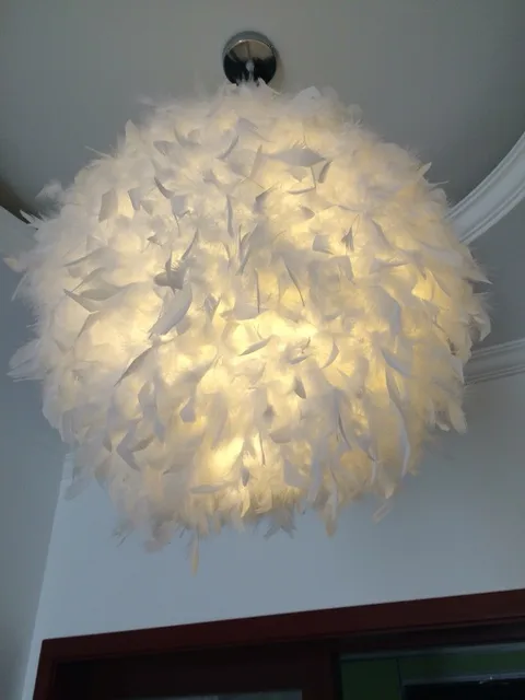 Bedroom Foyer With Led Bulb Plume Plumage Stylish Hanging Sphere Bedroom Foyer With Led Bulb Plume Plumage Stylish Hanging Sphere Pendant Light Round Ball Lamp