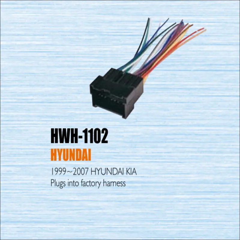 Plugs Into Factory Harness For Hyundai For Kia 1999 2007 Radio Power