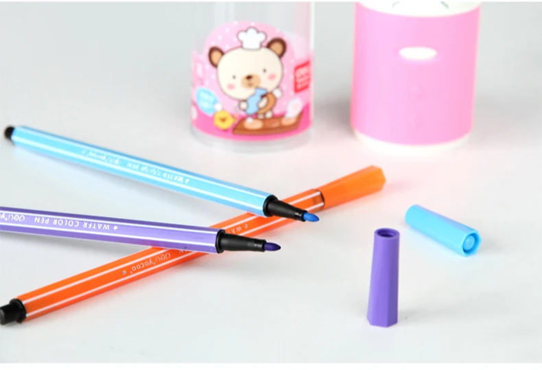 Школьные детские художественные маркеры 36 цветов Доступные высококачественные цветные ручки ручка цвета воды цветной маркер для рисования