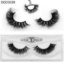 DOCOCER ресницы 3D норковые ресницы длительные норковые ресницы естественное драматическое объемное наращивание ресниц Накладные ресницы