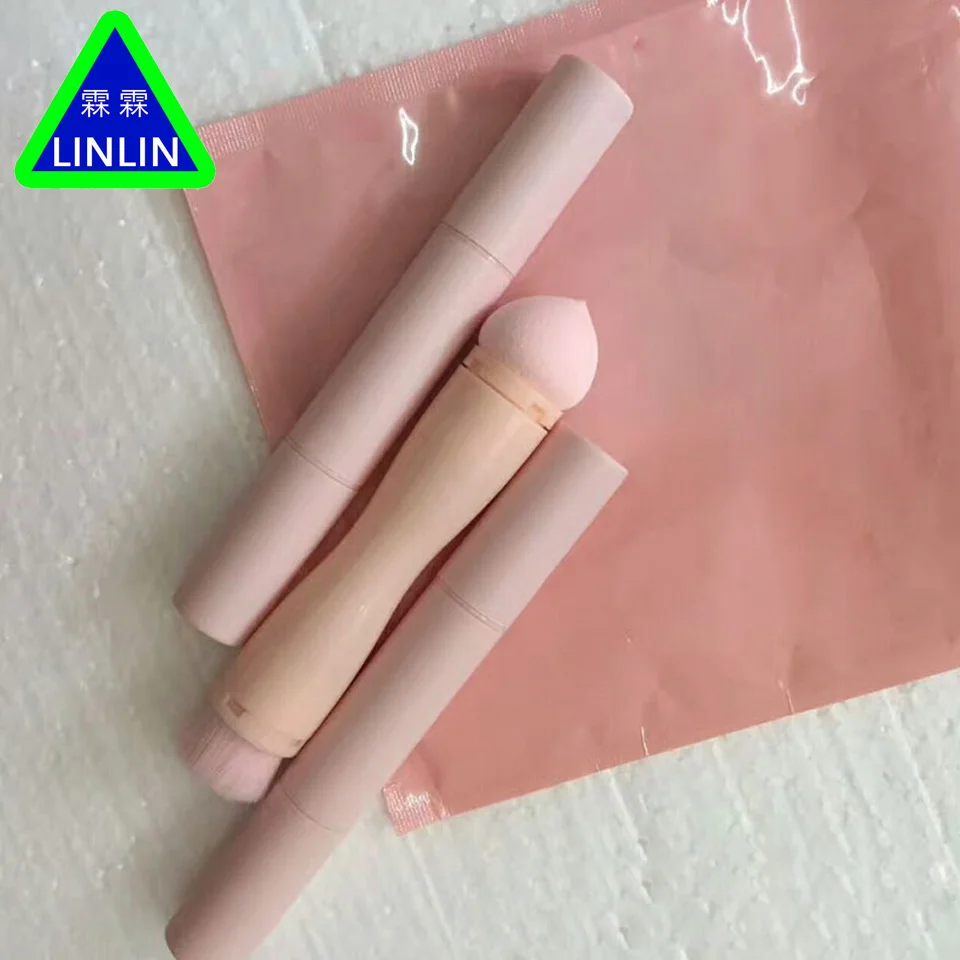 

LINLIN Bronzing rod with brush pen with double rotating brush & high light shadow paste 4 color spot with a brush