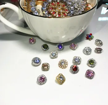 

New arrival little crystal buttons for cloth,coat,sweater,skirt,dress，hat,shoes, DIY material 10 pieces a lot