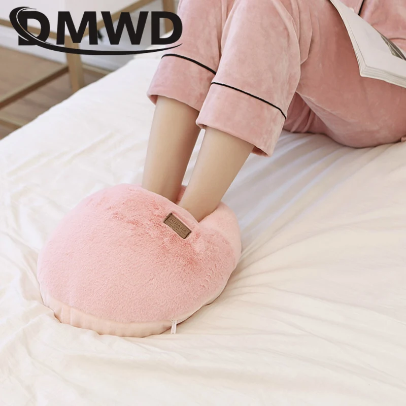 DMWD USB электрическая грелка для ног тапочки обувь стул мягкая теплая подушка