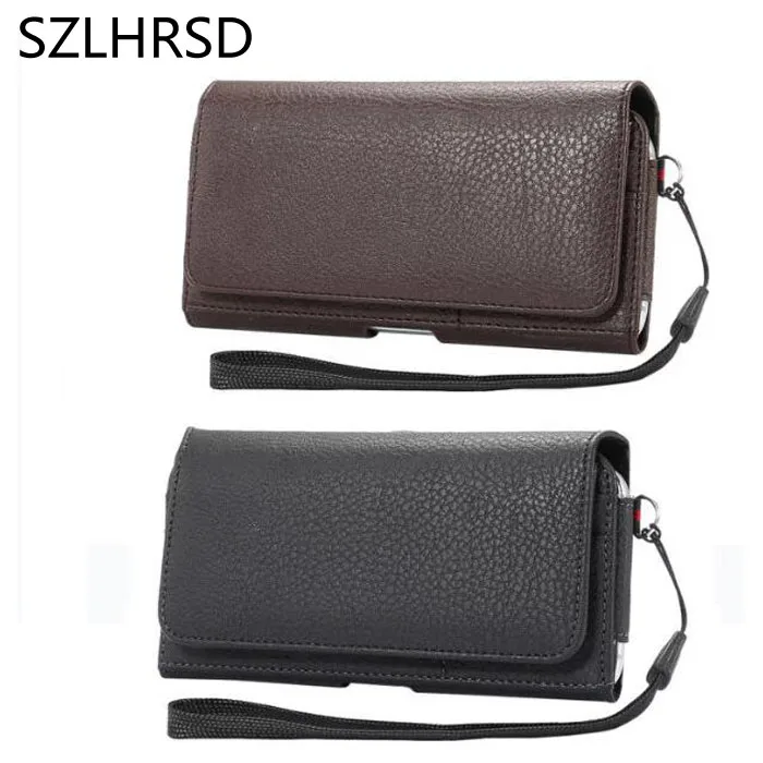 SZLHRSD Holster Case For Xiaomi Pocophone F1 Cover Men Belt Clip Leather Pouch Waist Bag Phone Mi A2 Lite | Мобильные телефоны и