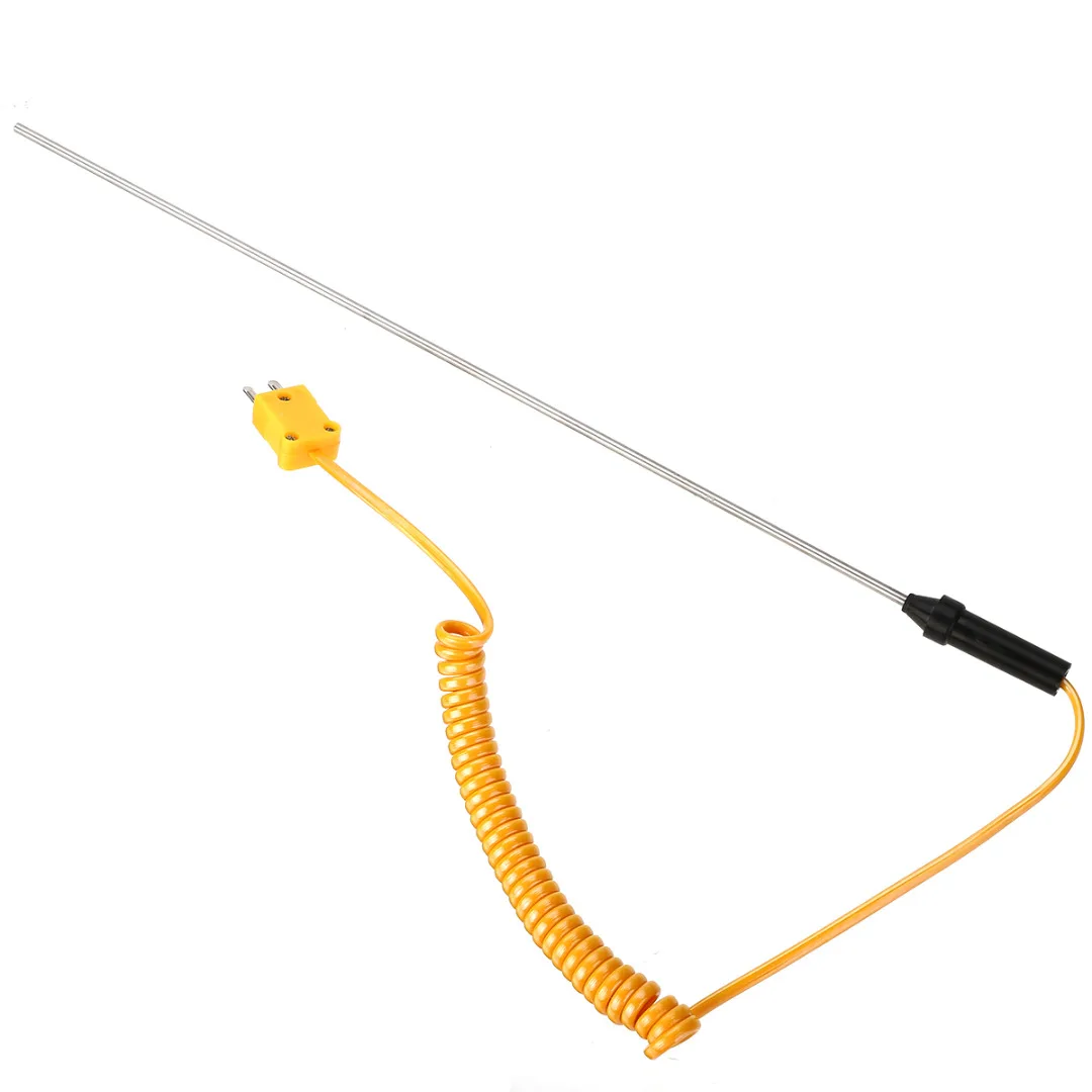 100/300/500mm K-Type Thermocouple Probe Sensor Temperature Controller -50 to 1200 Degree Celsius Handheld Temperature Sensor