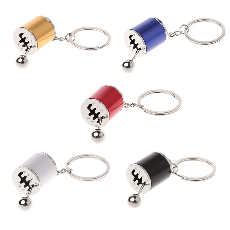 

5 Colors Manual Transmission Gear Lever Keychain Gearbox Shift Lever Key Holder