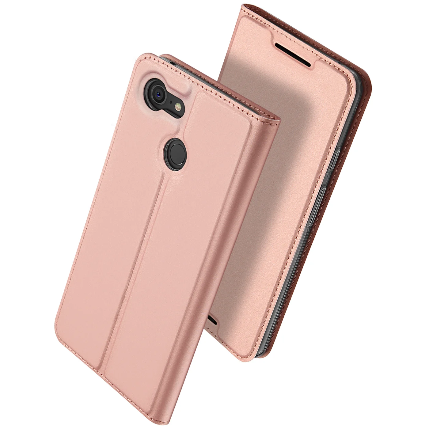 

Flip Case For Google Pixel 3 PU Leather TPU Soft Bumper Protective Card Slot Holder Wallet Stand Cover Mobile Phone Bag
