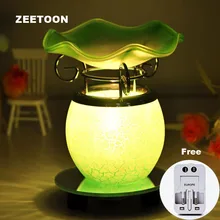 220 В стеклянная лампа для эфирного масла, Электрический распылитель духов, ароматерапия, основа, порошок с ароматом ладана, горелка, спа, домашний декор, Новинка