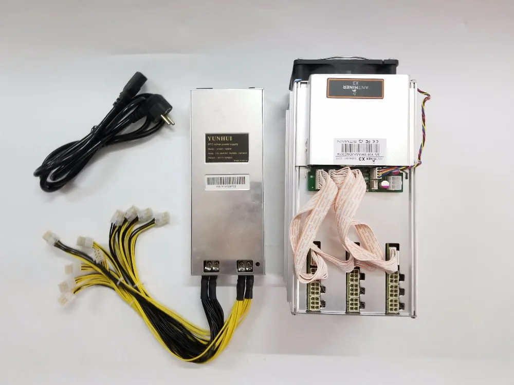 Шахтер CrptoNight Antminer X3 220KH/S с блоком питания XMC BCN ETN Miner лучше, чем S9 S11 S15 T15 Z9 Z11 S17 WhatsMiner M3