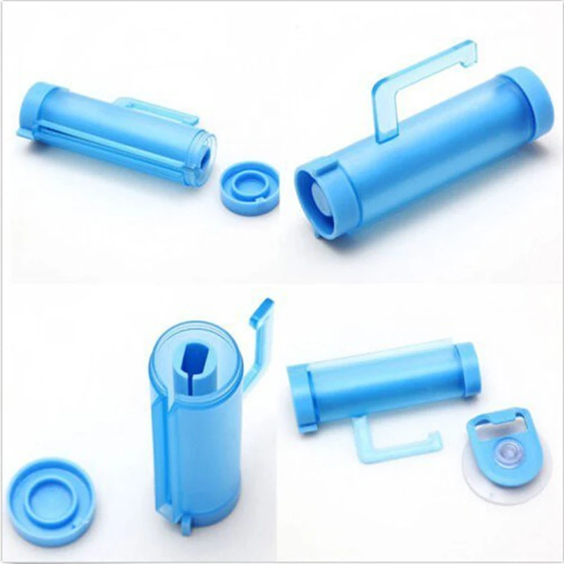 HOT Bathroom Home Tube Rolling Holder Creative Multipurpose Toothpaste Dispenser Bathroom Accessories Manual Syringe Gun Dispens