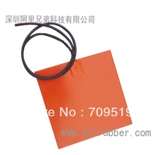 24v силиконовая грелка/нагреватель с 100k Термистор для 3D-принтера кровать