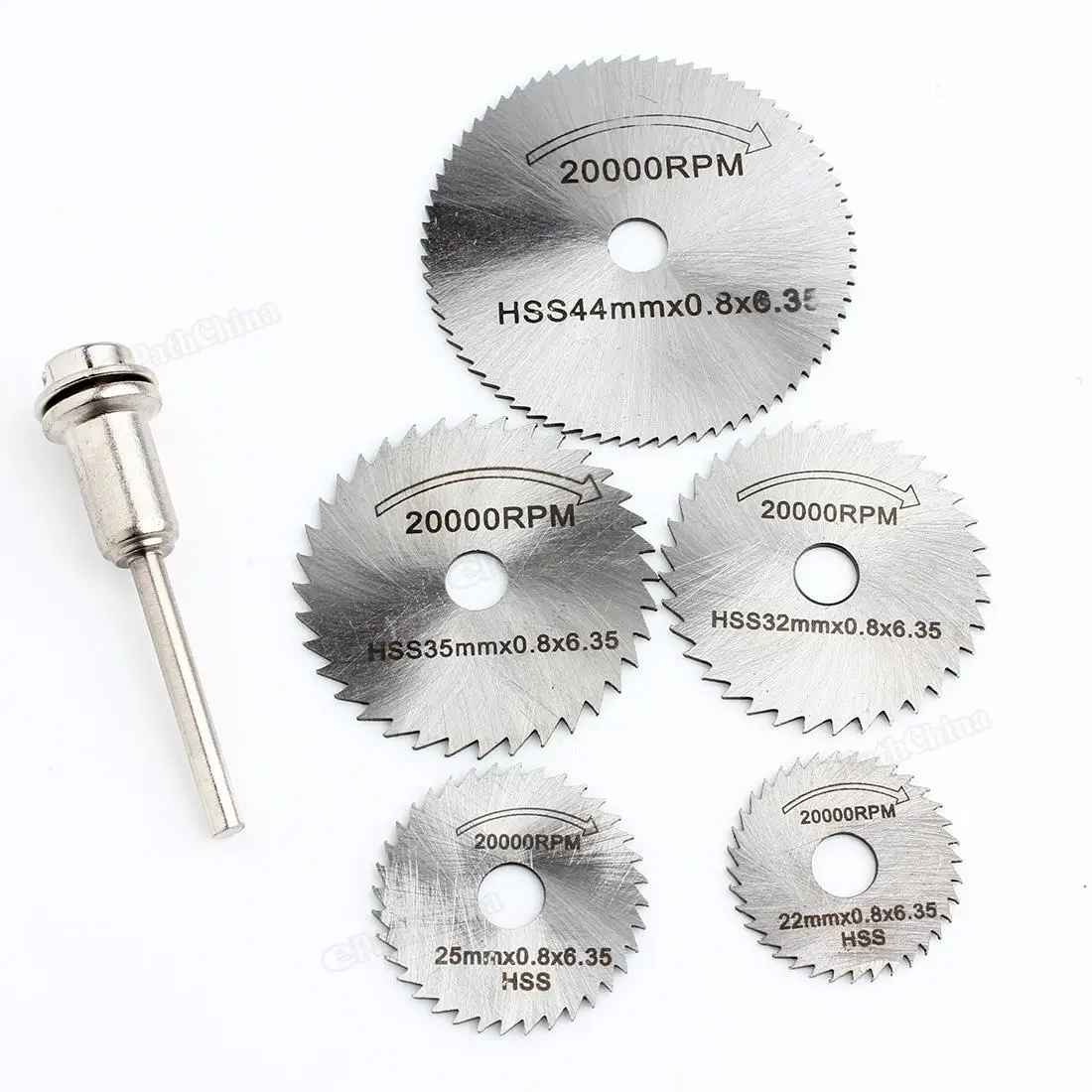 

6PCs HSS Circular Saw Blade Set for Metal & Rotary Tools
