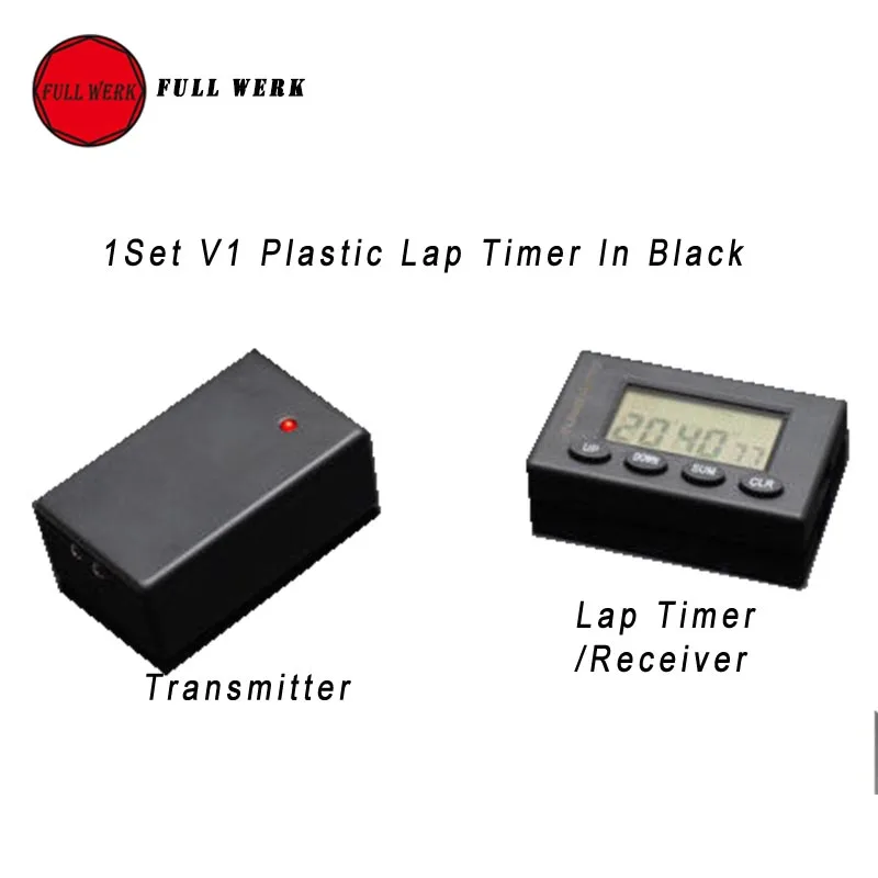 1 Set V1 Plastic Infrared Ultrared Lap Timer Wireless Stopwatch