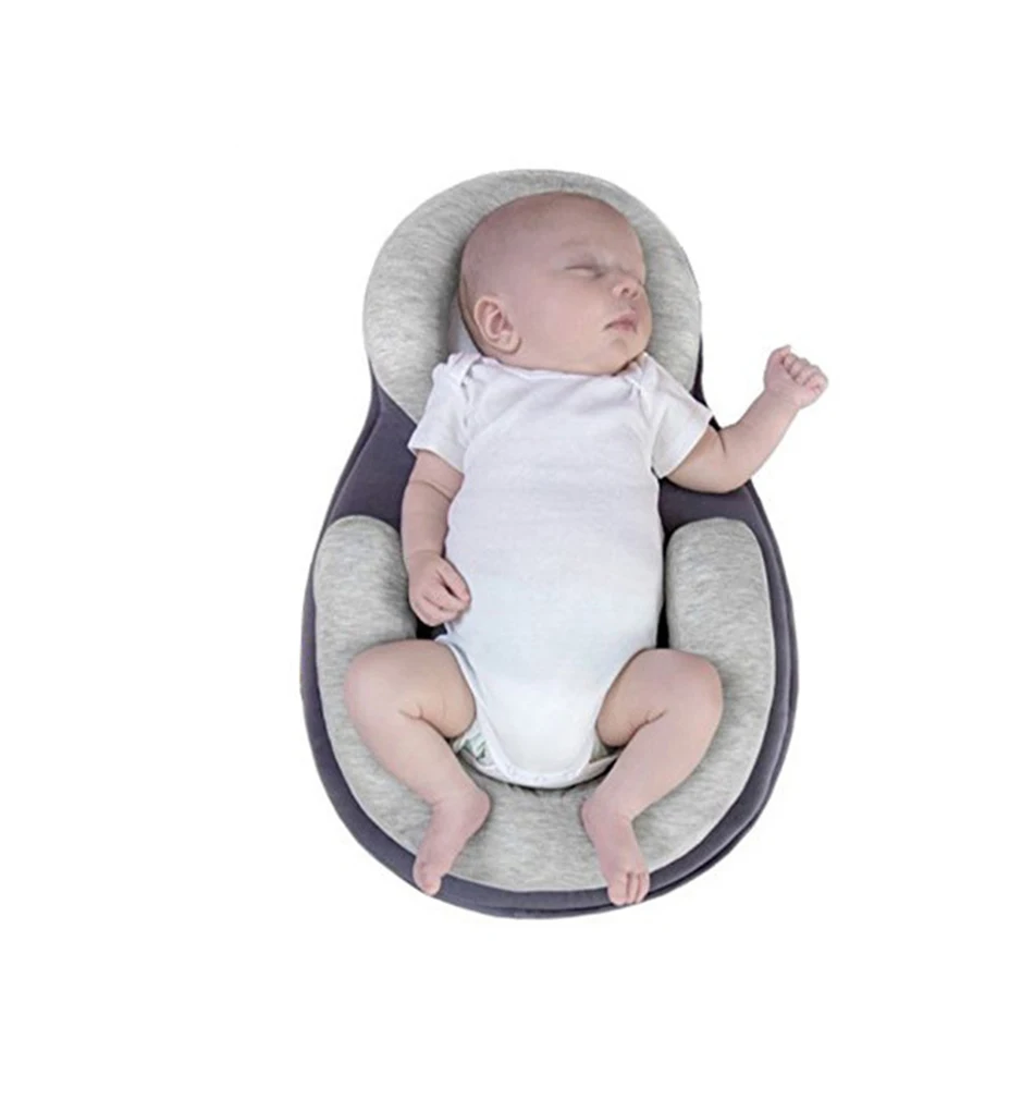 Подушка с памятью для малышей, подушка для сна с плоской головкой, Подушка для сна для новорожденных, для детей 0-12 месяцев