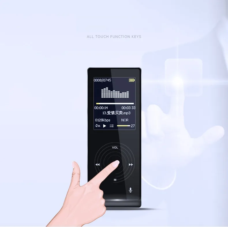 Bluetooth HIFI MP4 Player 8G Touch Screen MP3 Multi-language Shatterproof Scratch Resistant Pedo Meter Recorder E-Book Video (11)