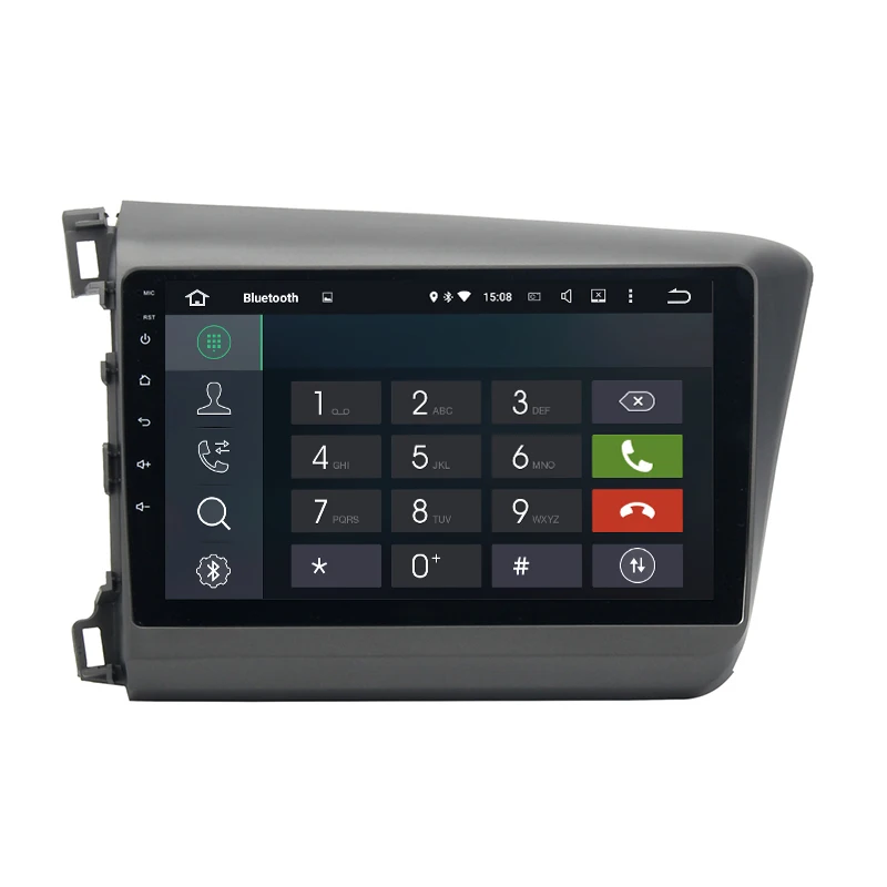 Cheap 9" Octa core PX5 Android 8.0 car radio gps for Civic 2012-2014 with 4G RAM 32G ROM wifi 4g usb Auto Stereo Multimed 3