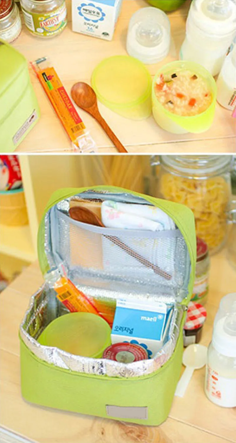 Portable Food Baby Milk Bottle Thermal Insulation Bag New Arrival Cooler Travel Mummy Breast Milk Kettle Lunch Box Tote BB5040 (6)