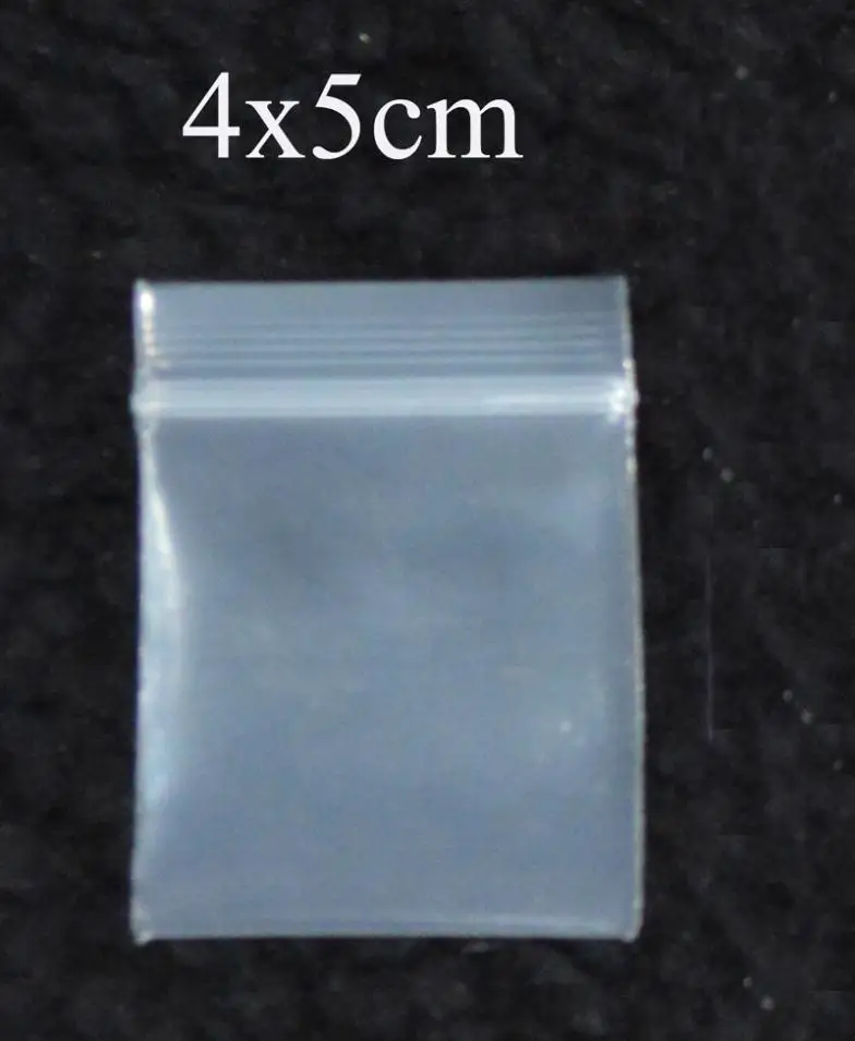 4x5cm 1.6''x2'',1000pcs/Lot, Clear Self Sealing ZipLock Plastic pill