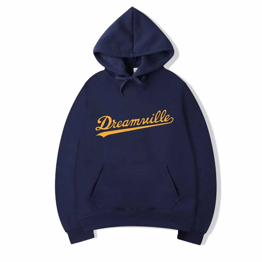 

2019 New Hoodies Men Hip Hop DREAMVILLE J Cole Logo Hooded Swag Letter Fleece J Cole Hoodie Winter Hoodies Men Pullover