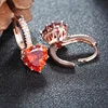 CC Jewelry – petites boucles d'oreilles en or Rose pour femmes, accessoires chics, à la mode, meilleurs cadeaux, E014 ► Photo 3/6