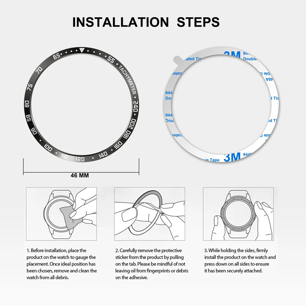 Bezel Ring Adhesive Cover 