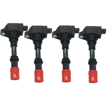 

4PCS High quality 30520-PWA-003 CM11-109 Auto New Ignition Coil For Honda Jazz Fit C-ivic