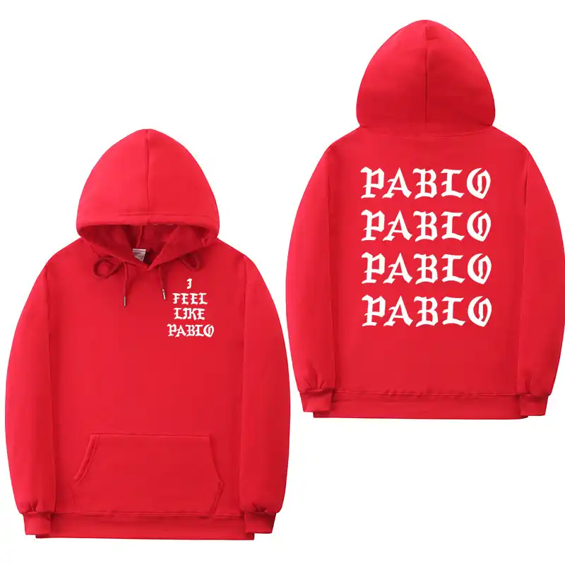 i feel like pablo red hoodie