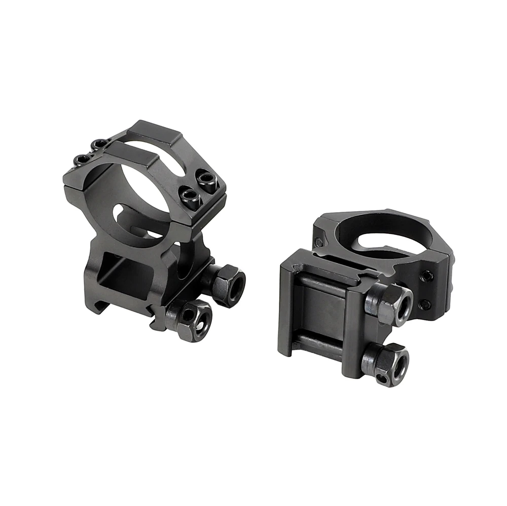 ohhunt Rock-Solid 25.4mm 30mm Scope Picatinny Rings Hunting Tactical Riflescopes Mounts With Top Rail For AK 47 AR15