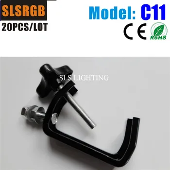 

08A 20PCS Stage Light Hook Clamp for Small LED Par Disco Aluminium Material Moving Head Lighting Beam DJ Club Equipment SLS-C11